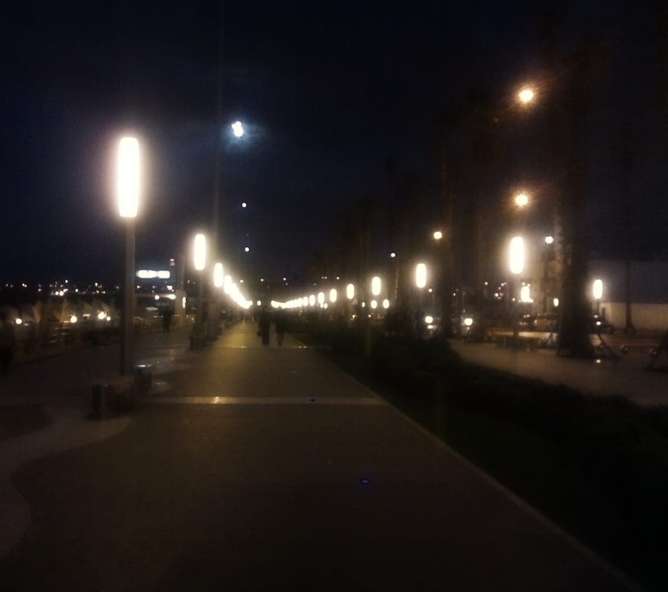 La Corniche seafront promenade in Casablanca's Ain Diab district