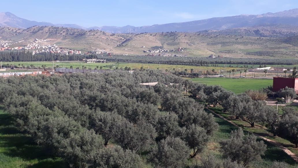 View of Atlas Foothills Routes in Beni Mellal, Morocco