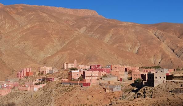 Boumalne Dades moutain view