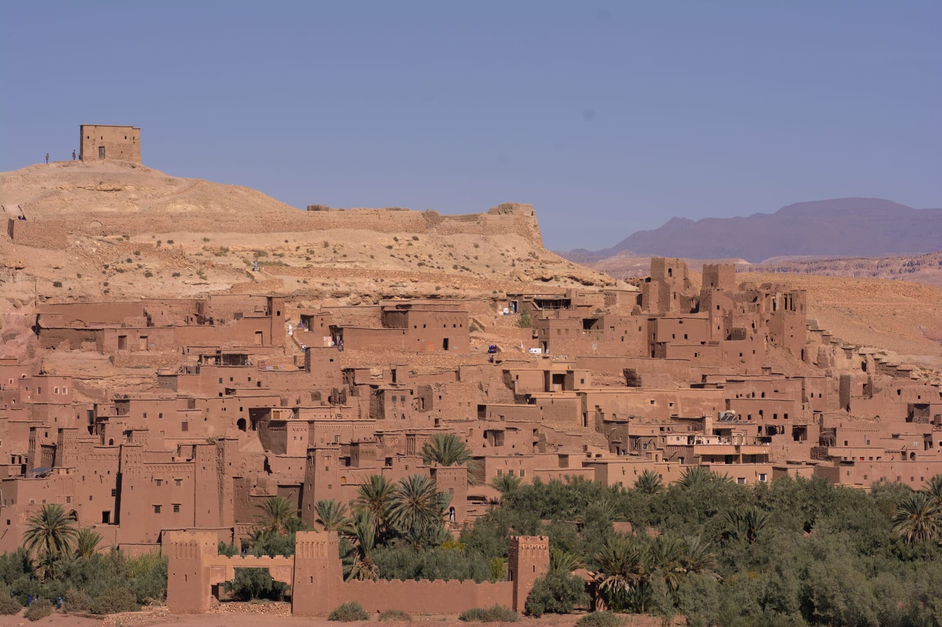 Ksar Aït Benhaddou, the UNESCO-listed fortified village visited on the Marrakech to Zagora route