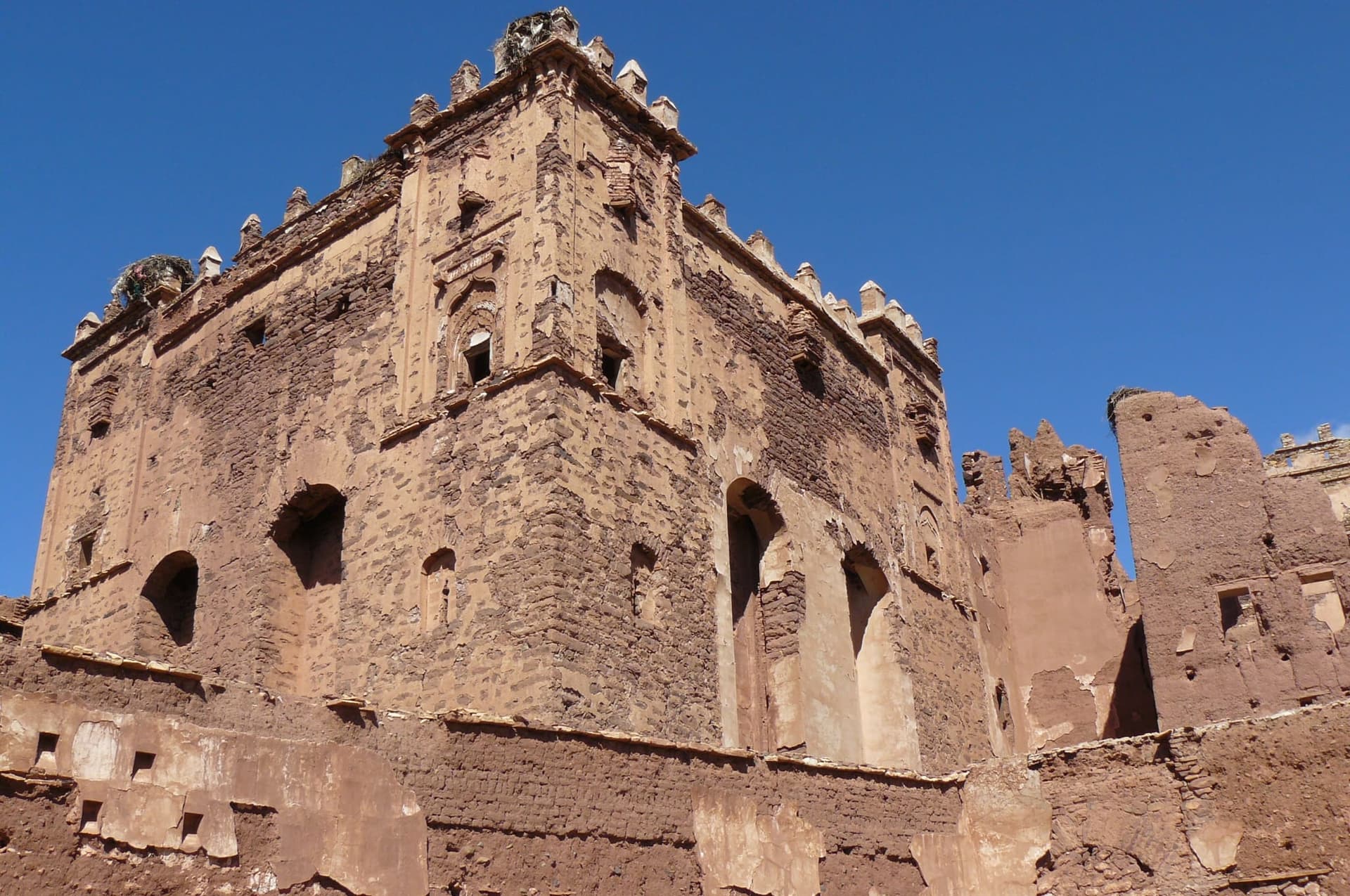 View of Telouet Kasbah in the Ounila Valley, Morocco