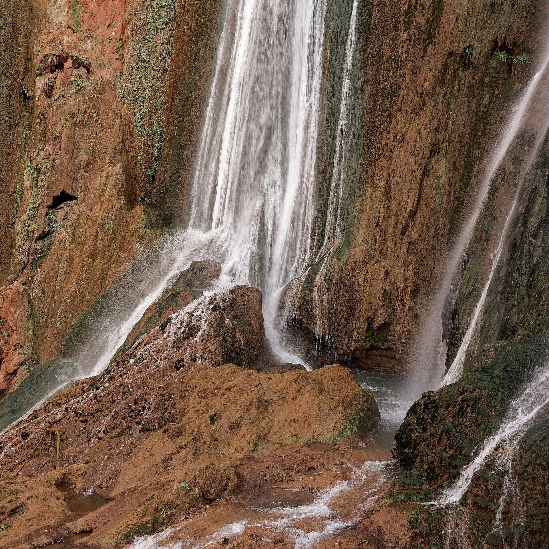 View of Ouzoud Waterfalls in Beni Mellal, Morocco