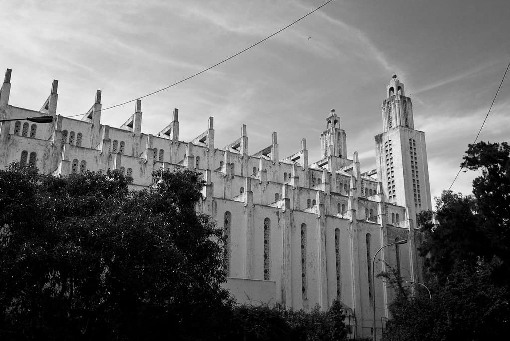 The former Sacred Heart Cathedral, an Art Deco landmark in Casablanca