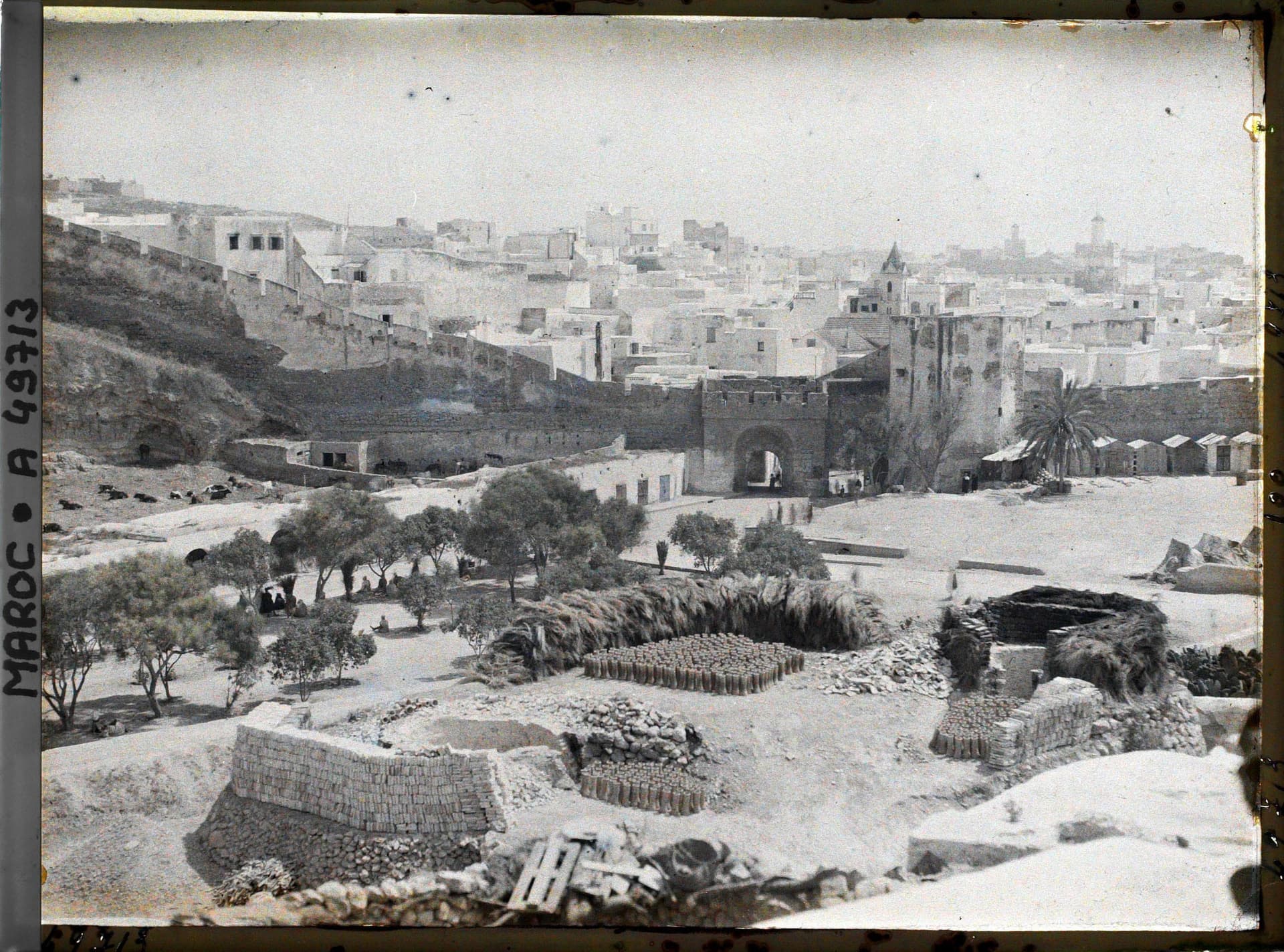 Potters' Hill ceramics quarter near Bab Chaaba in Safi, Morocco