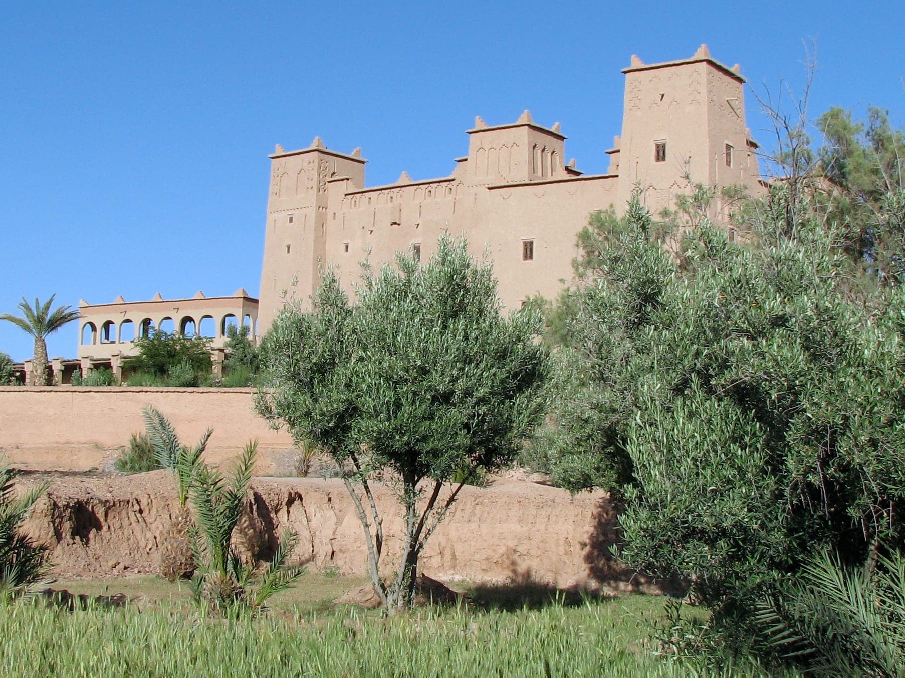 View of Ait Ben Abou in Skoura Oasis, Morocco