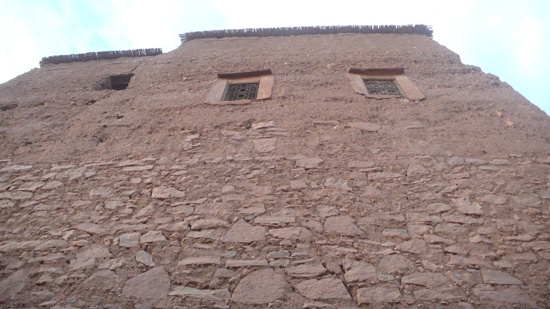 Earthen defensive wall of the ksar of Aït Benhaddou