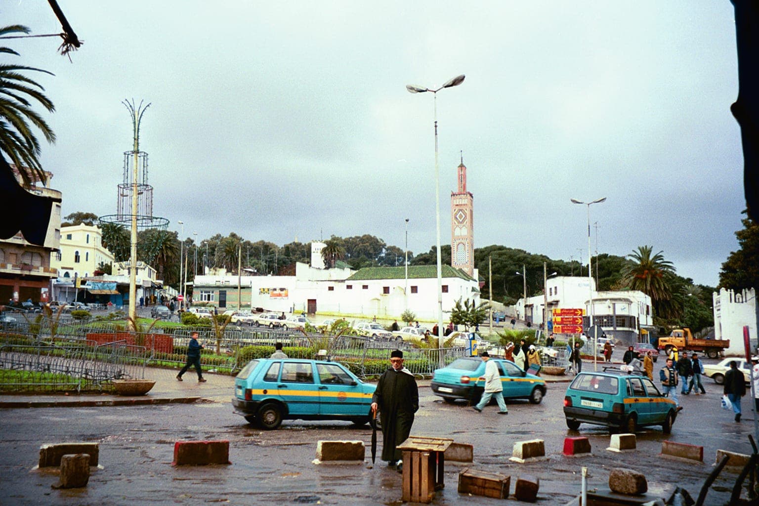 Grand Socco plaza by the Bab el-Fahs gate in Tangier