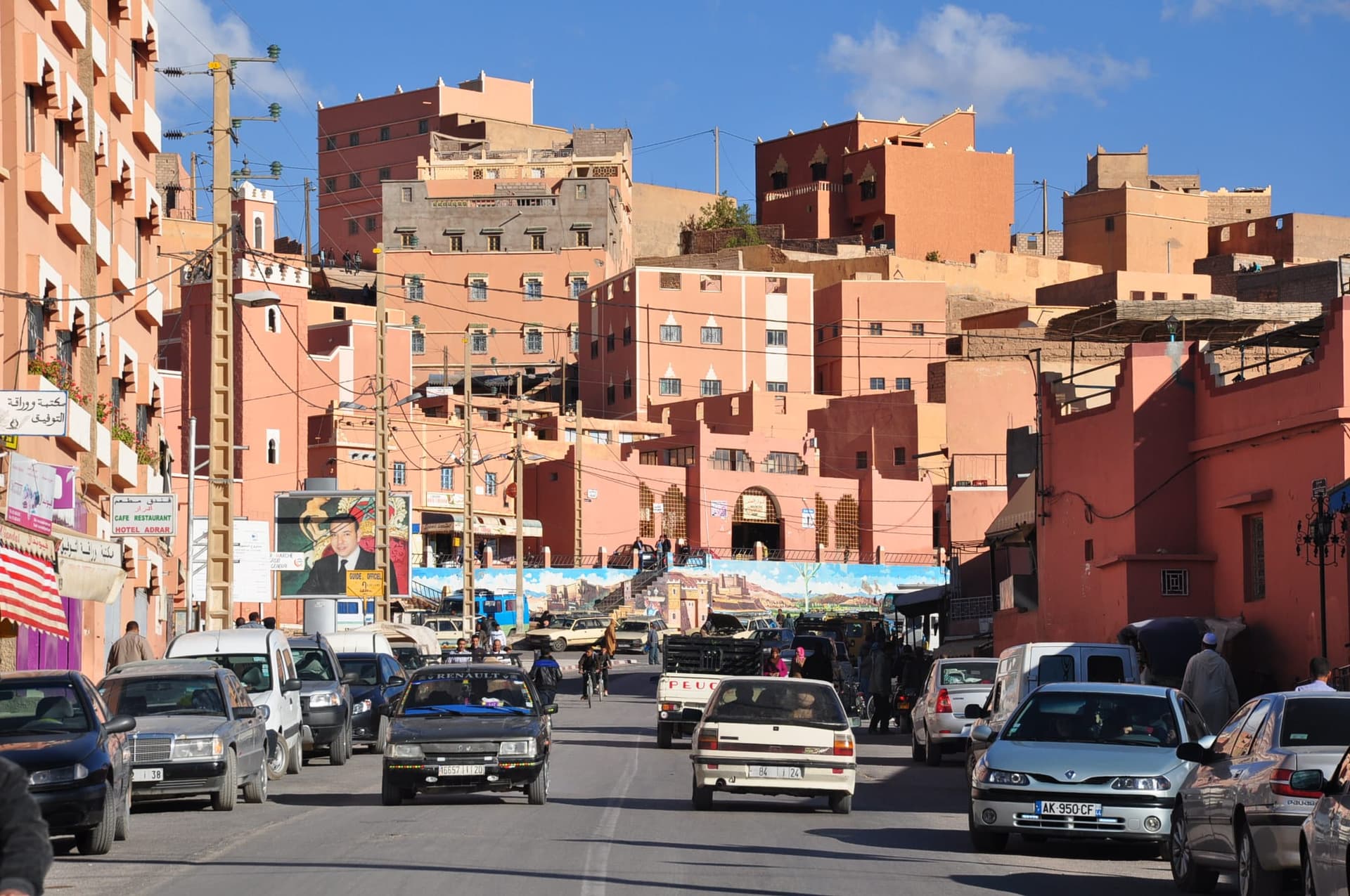 Boumalne Dades, the gateway town at the entrance to the Dades Valley, Morocco