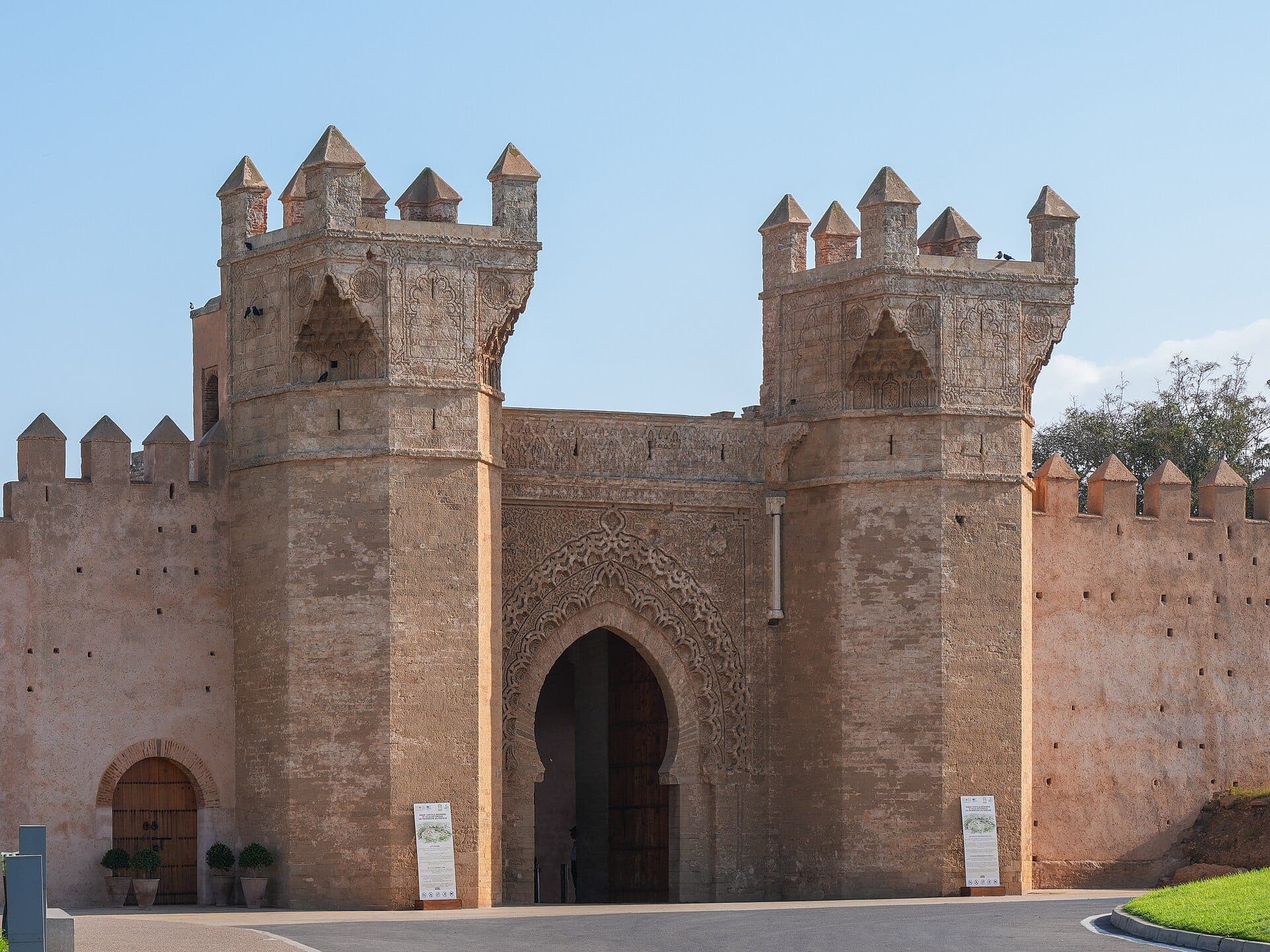 View of Chellah in Rabat, Morocco