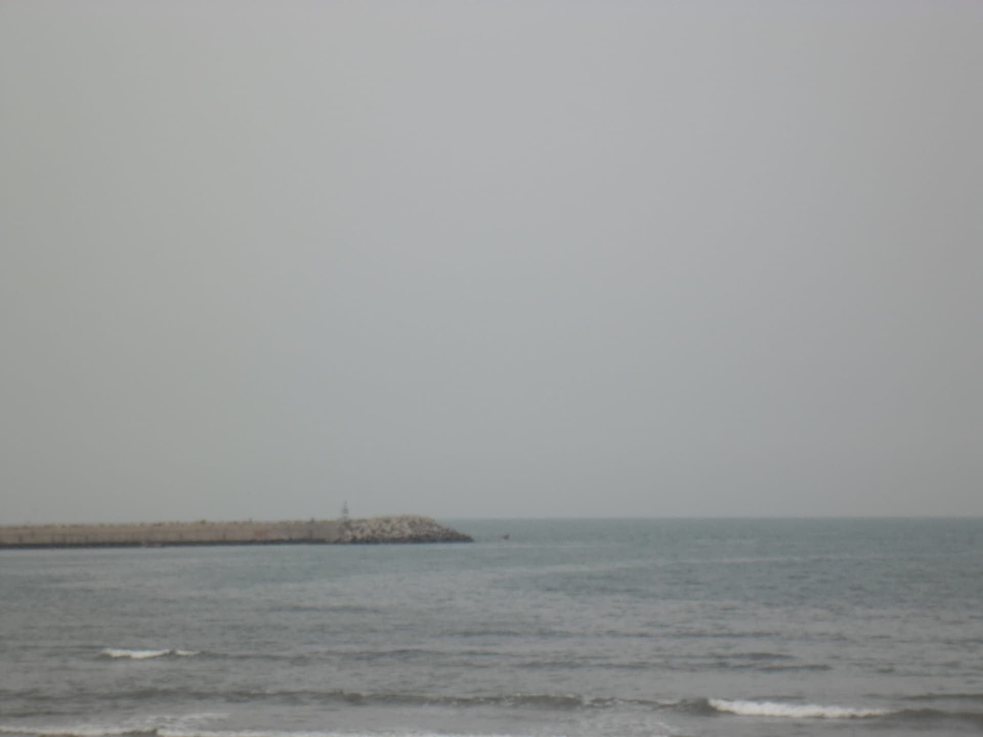 The city centre beach and promenade of El Jadida