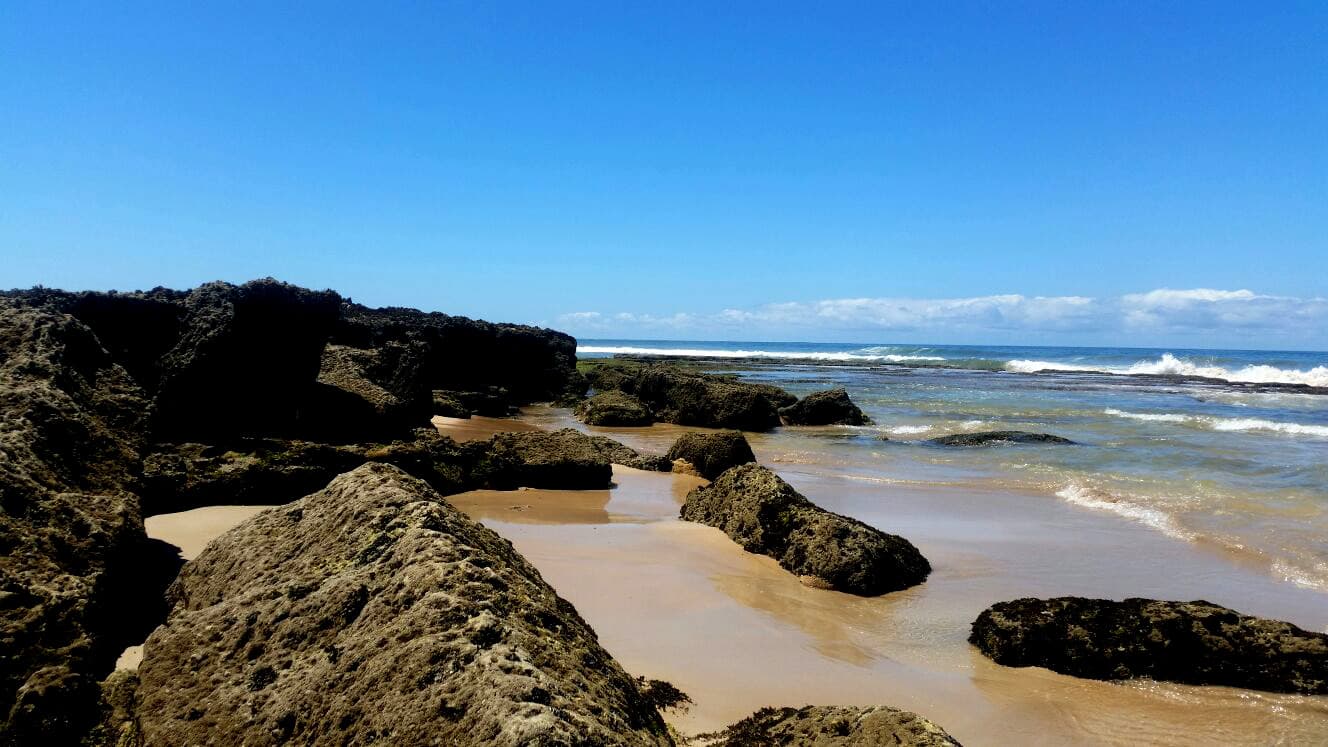 Atlantic coastline near the Mazagan Beach Resort area, El Jadida