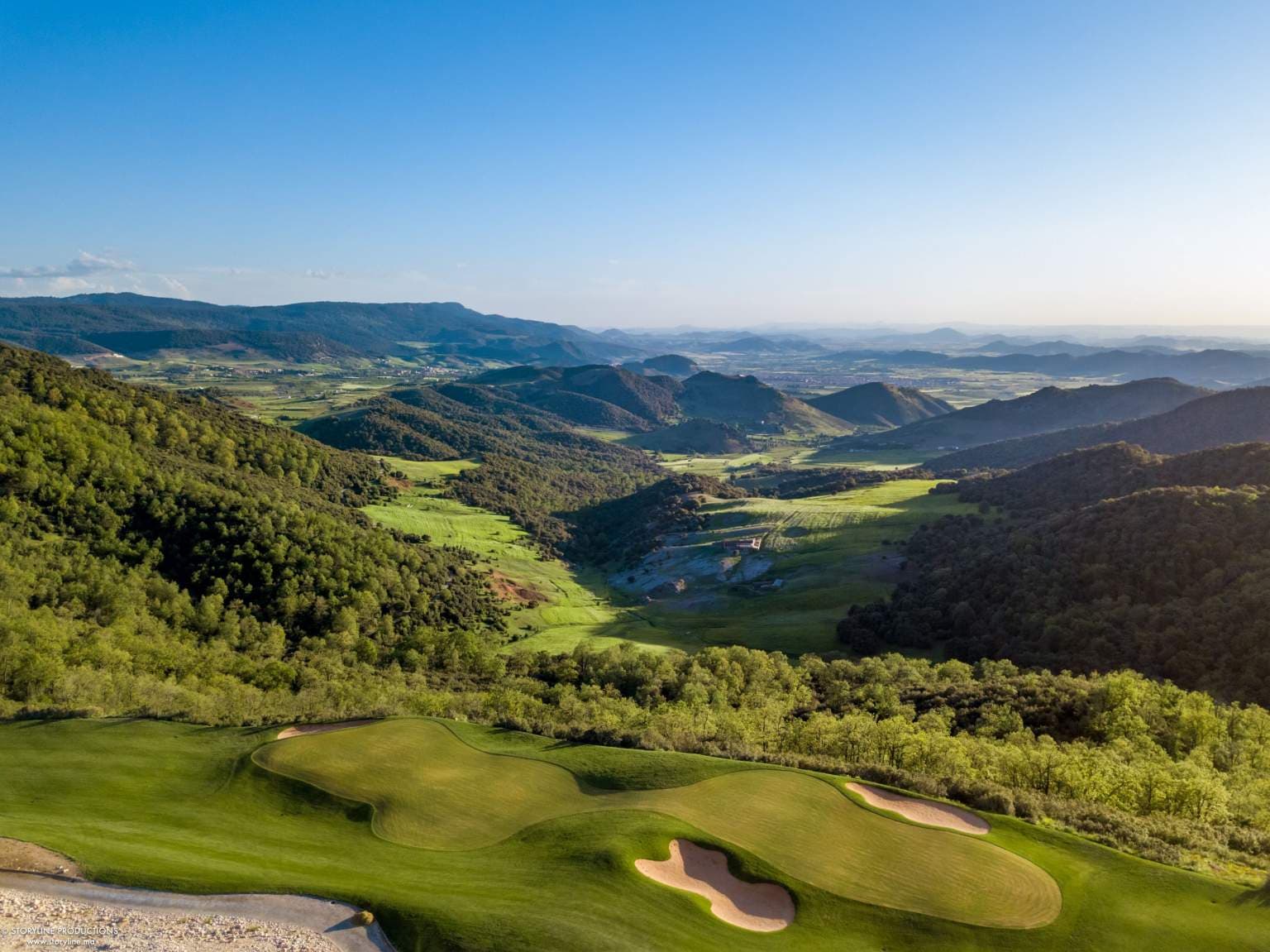 Golf course near the Michlifen ski resort area, Ifrane, Morocco