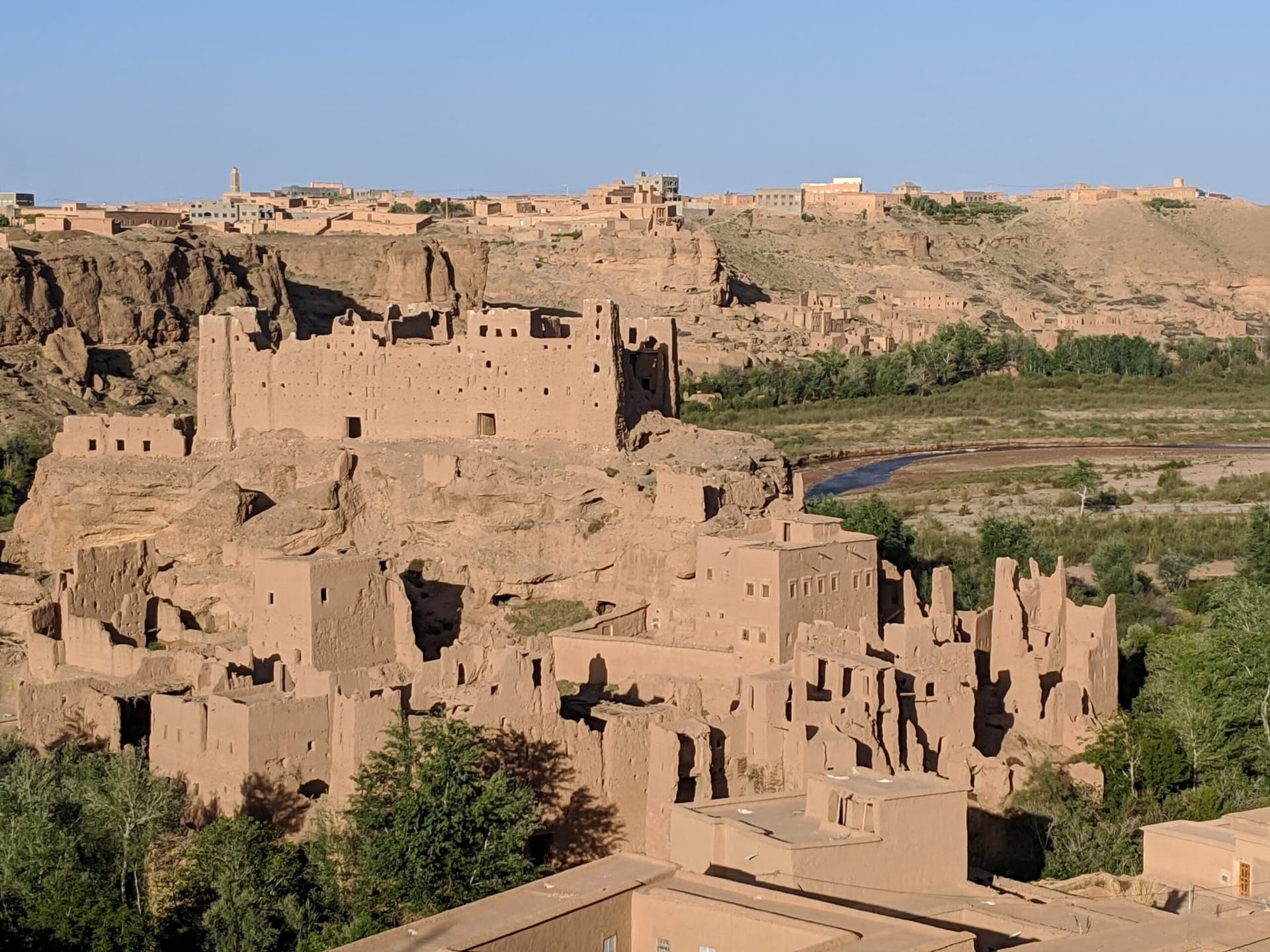 Traditional kasbah architecture in the village of Ait Youl, Dades Valley, Morocco