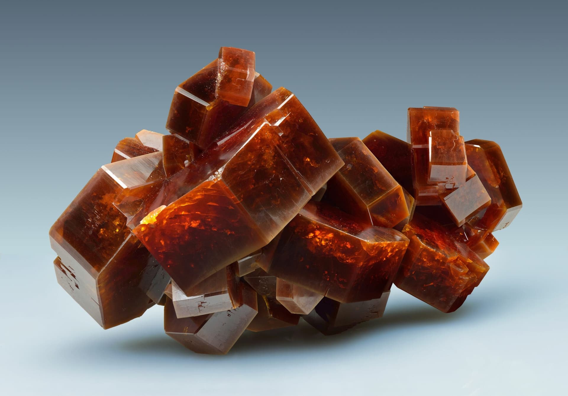 Vanadinite mineral specimen from the Mibladen mining district, Morocco