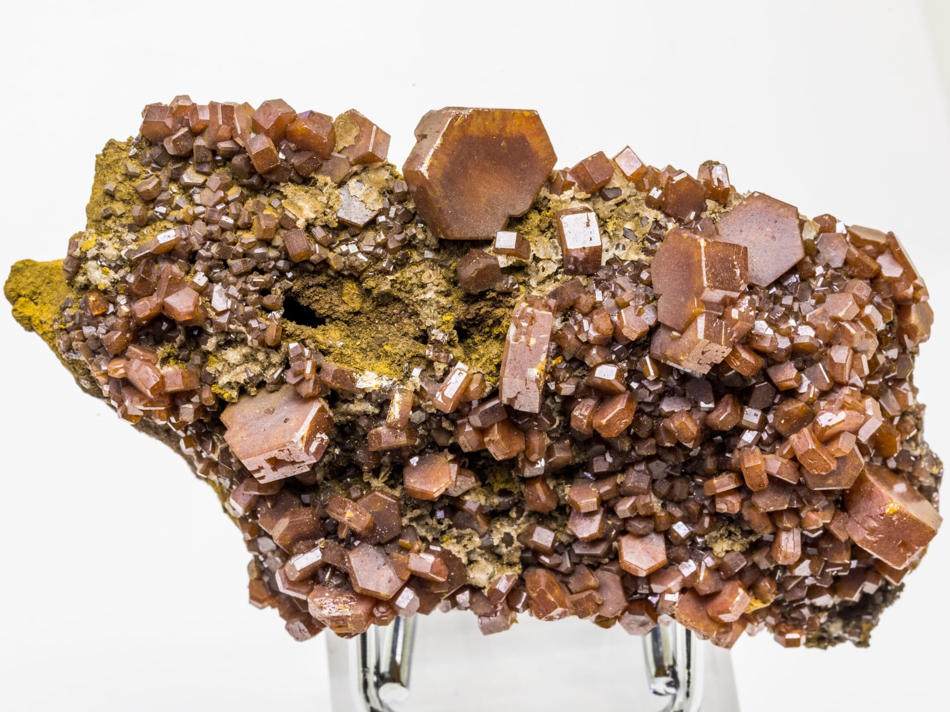 Vanadinite crystal specimen from Mibladen, near Midelt, Morocco