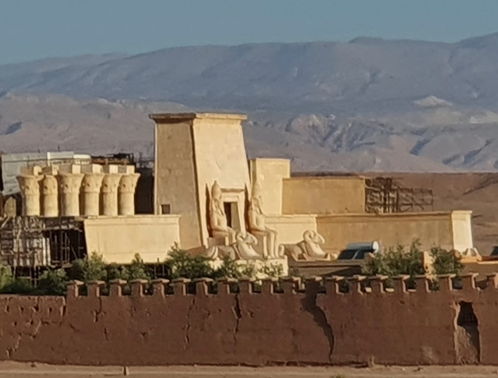 Atlas Corporation Studios film lot near Ouarzazate