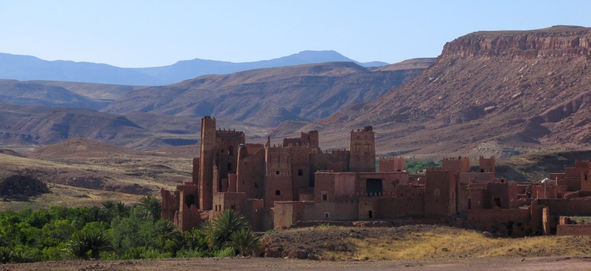 Kasbah in the Tamdakht area of the Ounila Valley, Morocco
