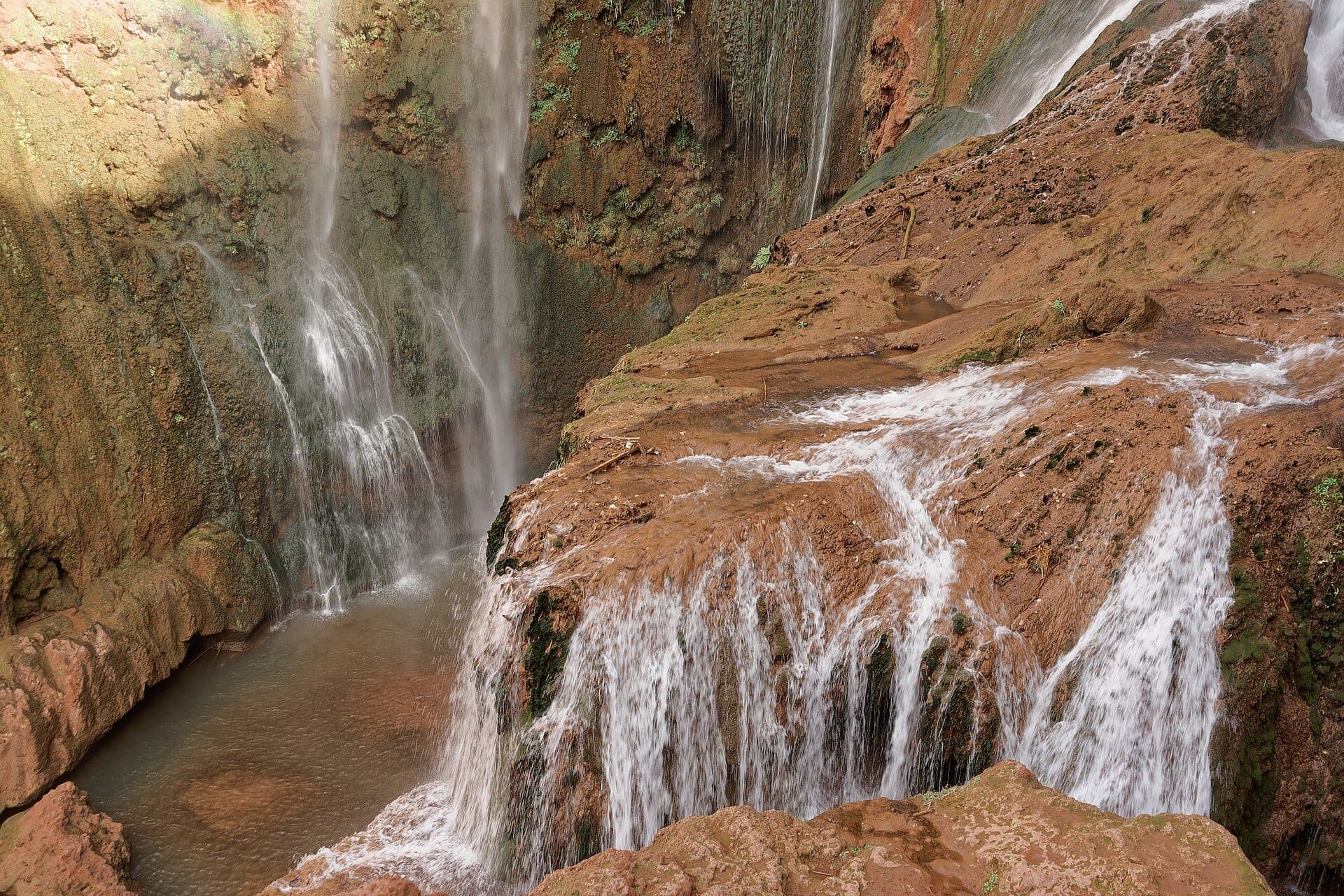 View of Ouzoud Falls in Atlas Mountains, Morocco
