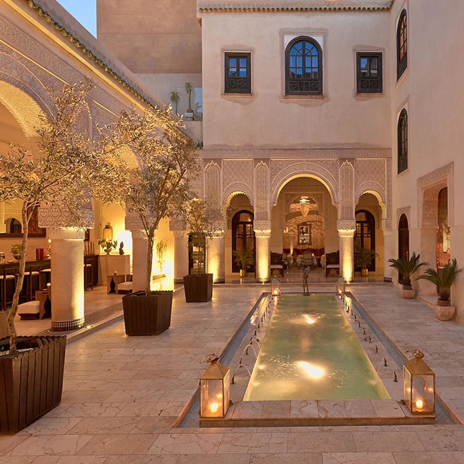 Traditional riad near Bab Dekkakin, Fes, Morocco