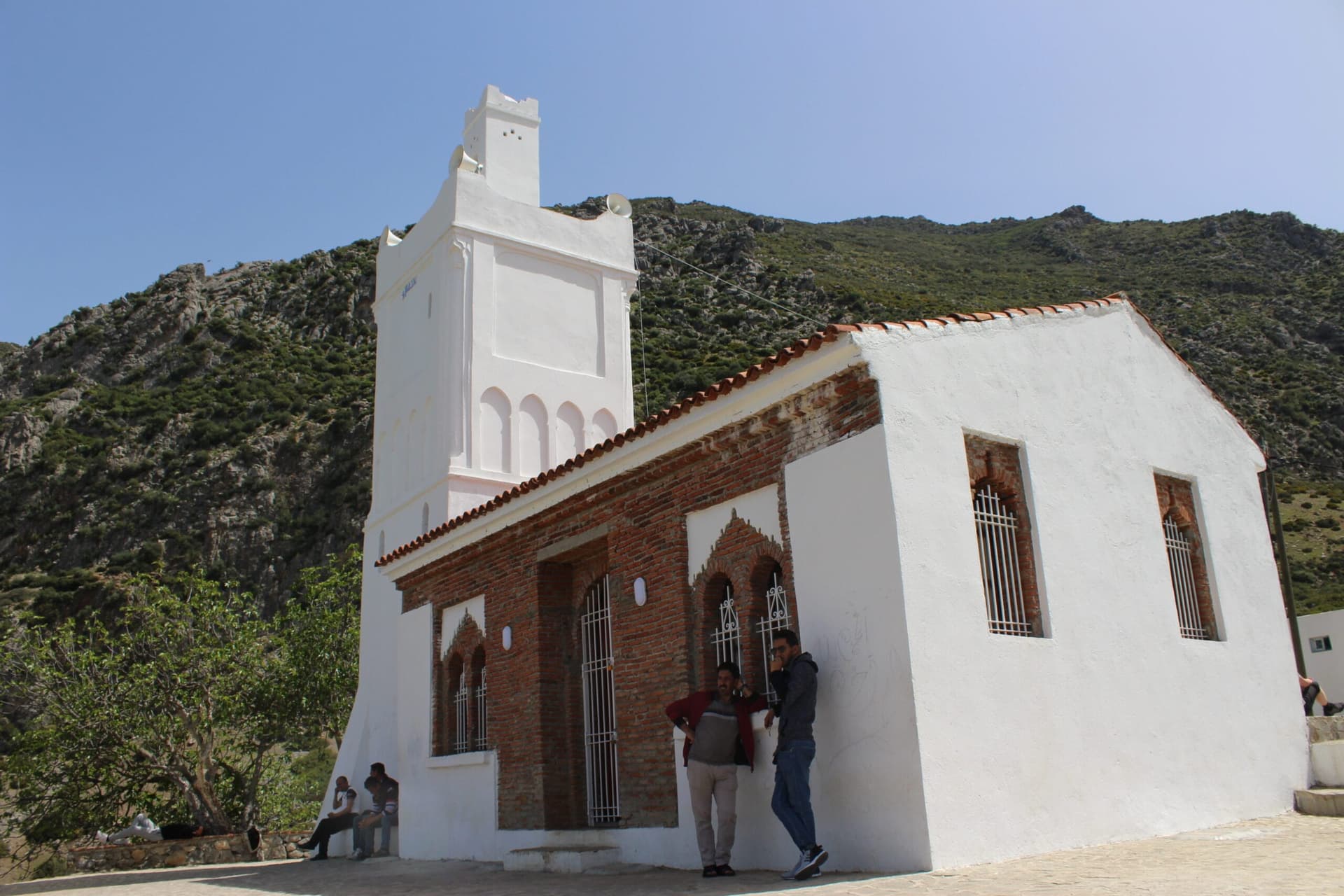 View of Spanish Mosque Viewpoint in Chefchaouen, Morocco