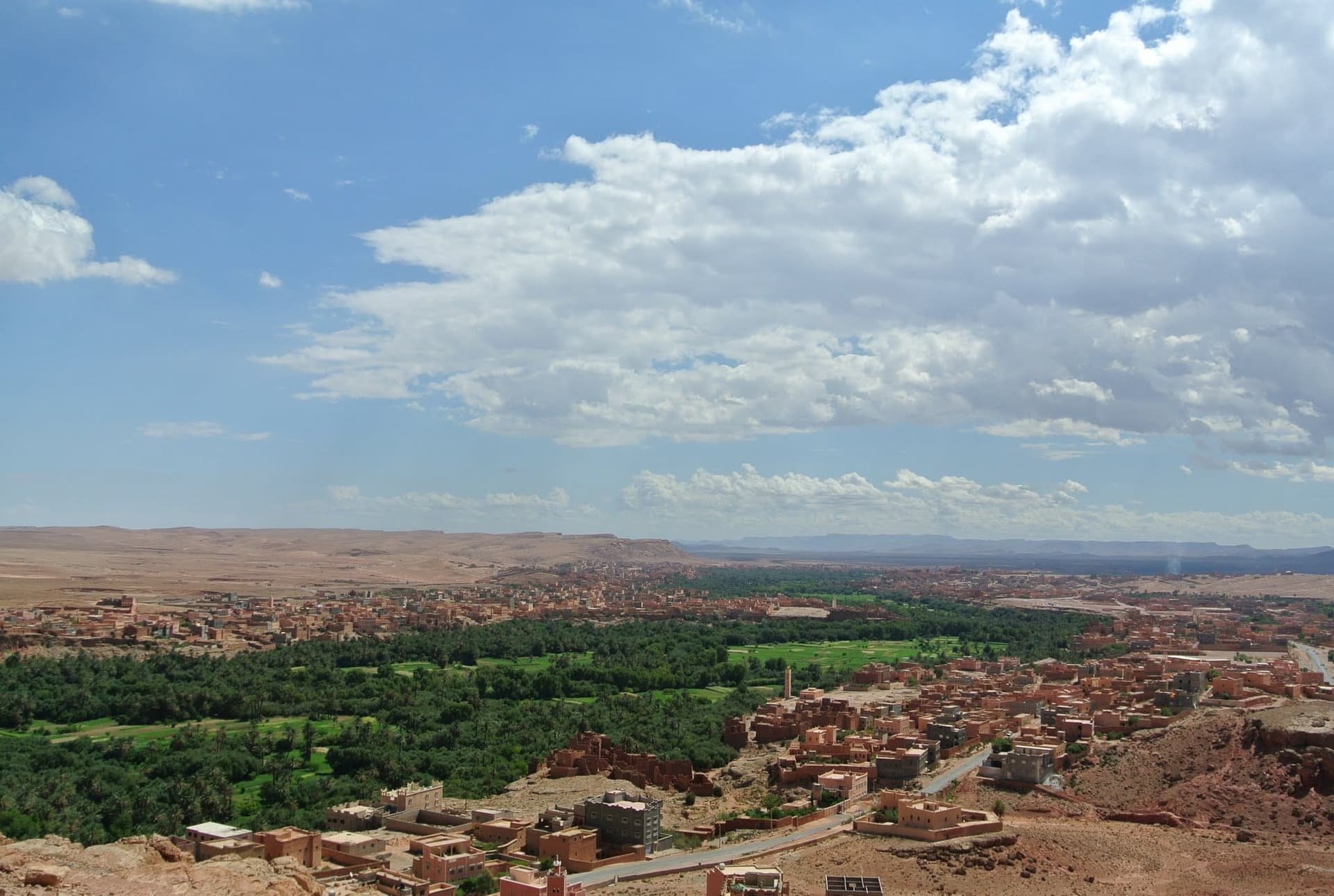 Ait Ijjou, a mud-brick village in the Todgha Valley near Tinghir