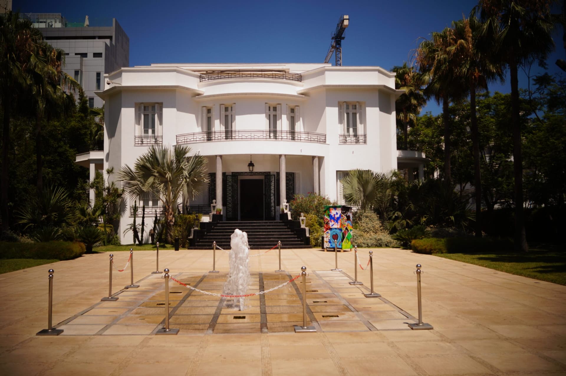 Elegant Art Deco villa in Casablanca, representative of the city's Museum of Moroccan Judaism