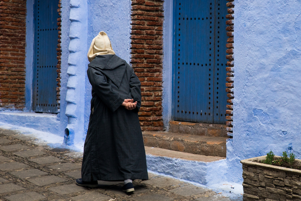 moroccan wearing jellaba