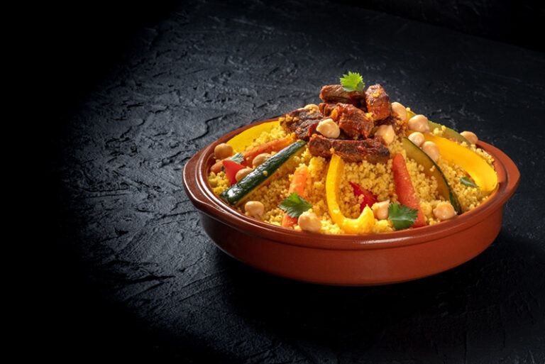 Couscous Moroccan Traditional Dish