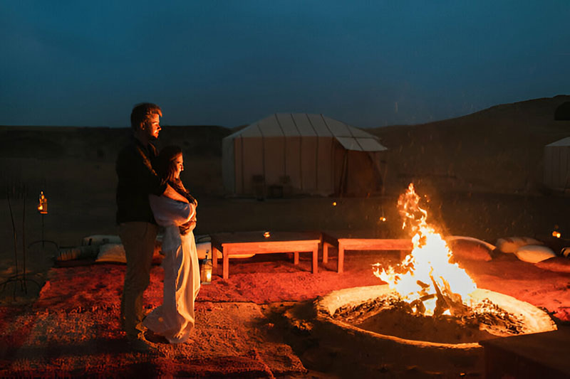 sahara desert camping