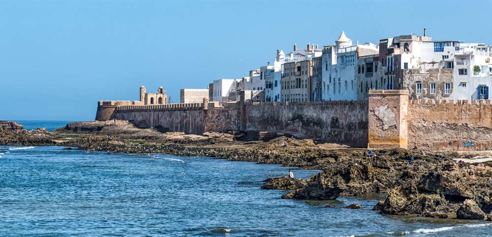 Ancient Ramparts Coastal Town Essaouira