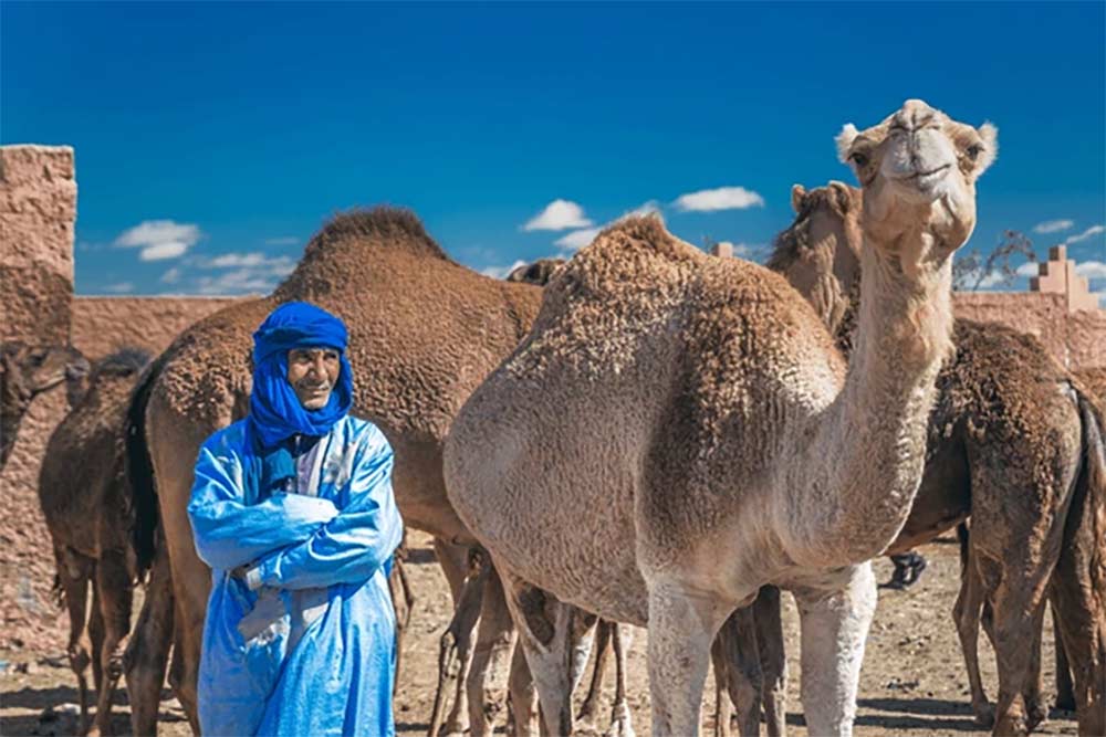 Berber Dressed In Traditional Clothes