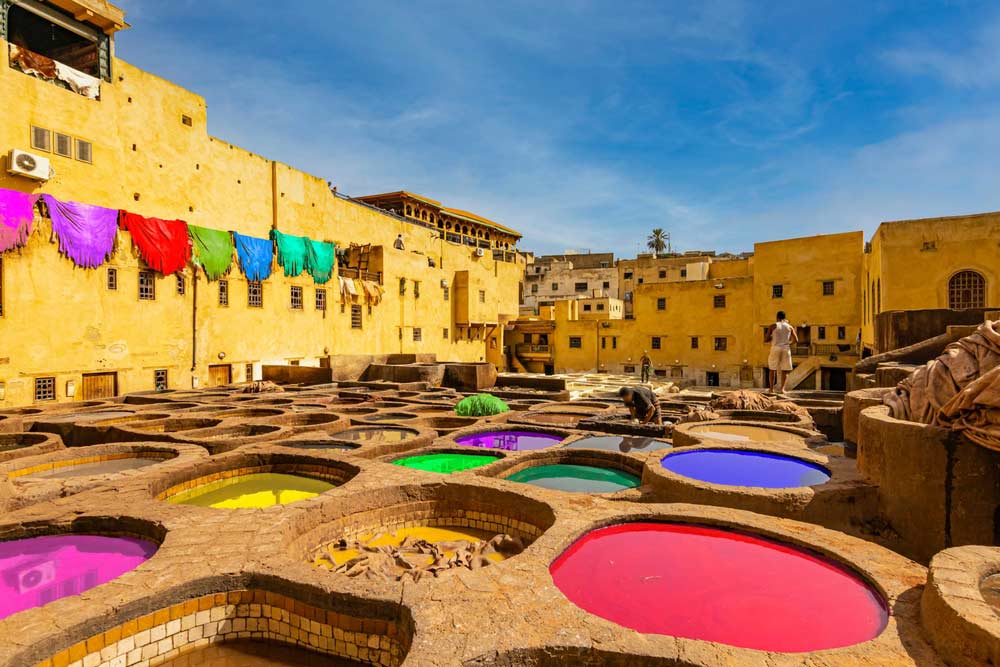 Fes Morocco Leather Tanneries