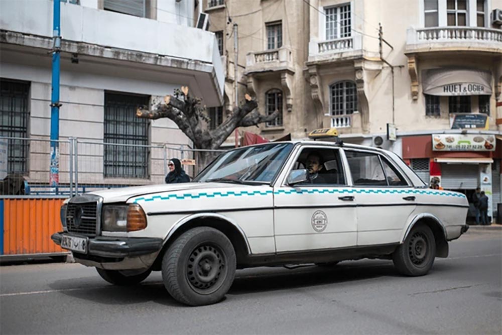 Grand Taxi On Streets