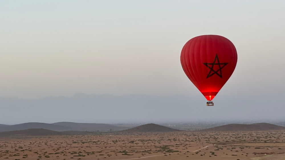 Hot Air Balloon In Marrakech