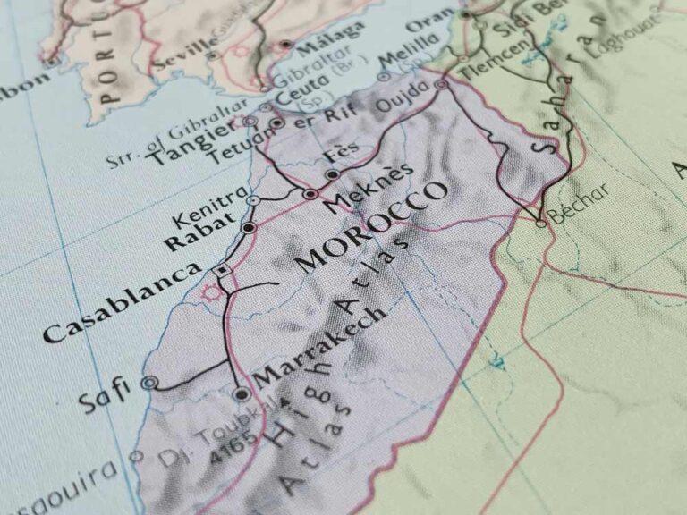 Map of Morocco