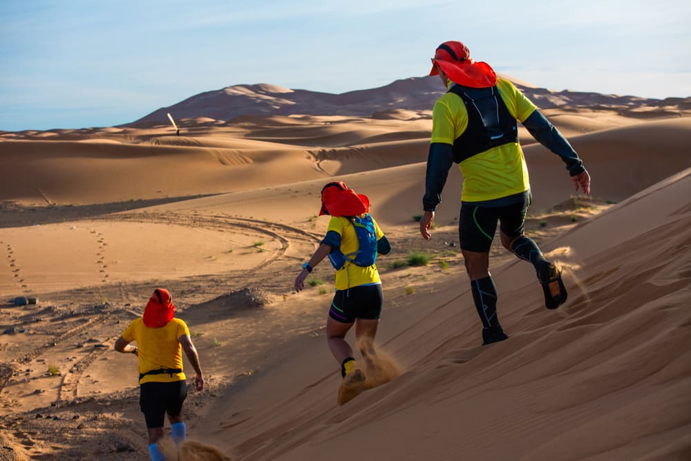 Marathon On Sahara Dunes