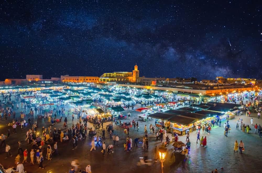 Night Of Jamaa El Fna Market