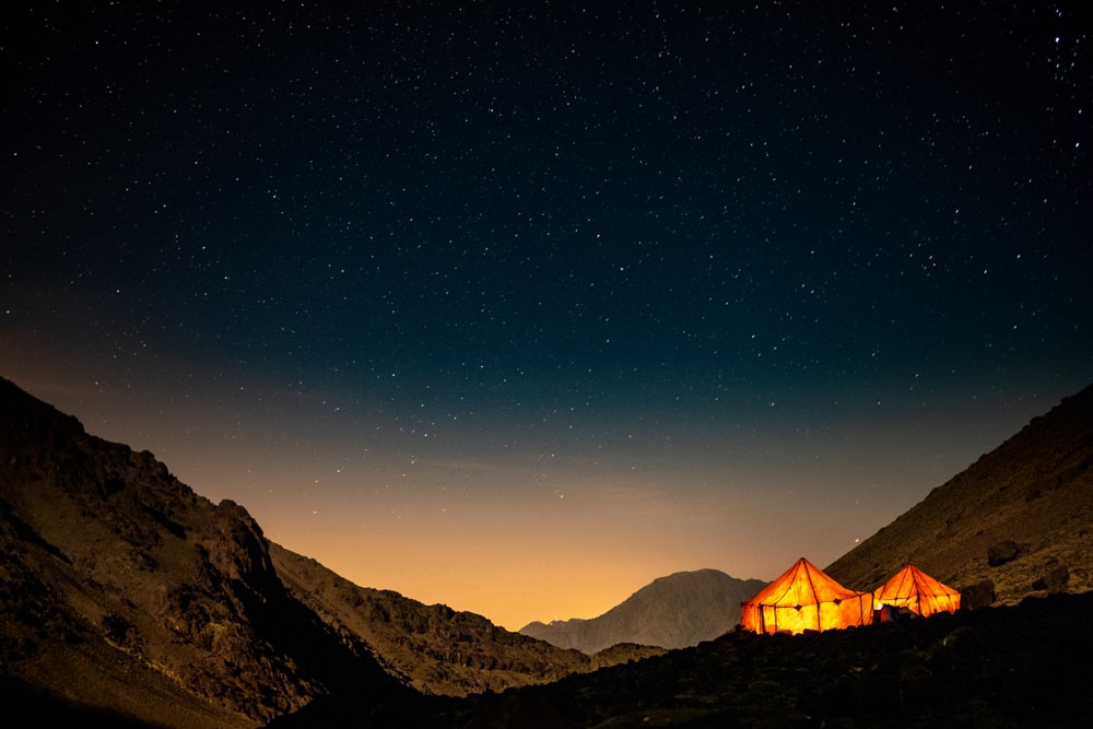 Night Time Over Jebel Toubkal