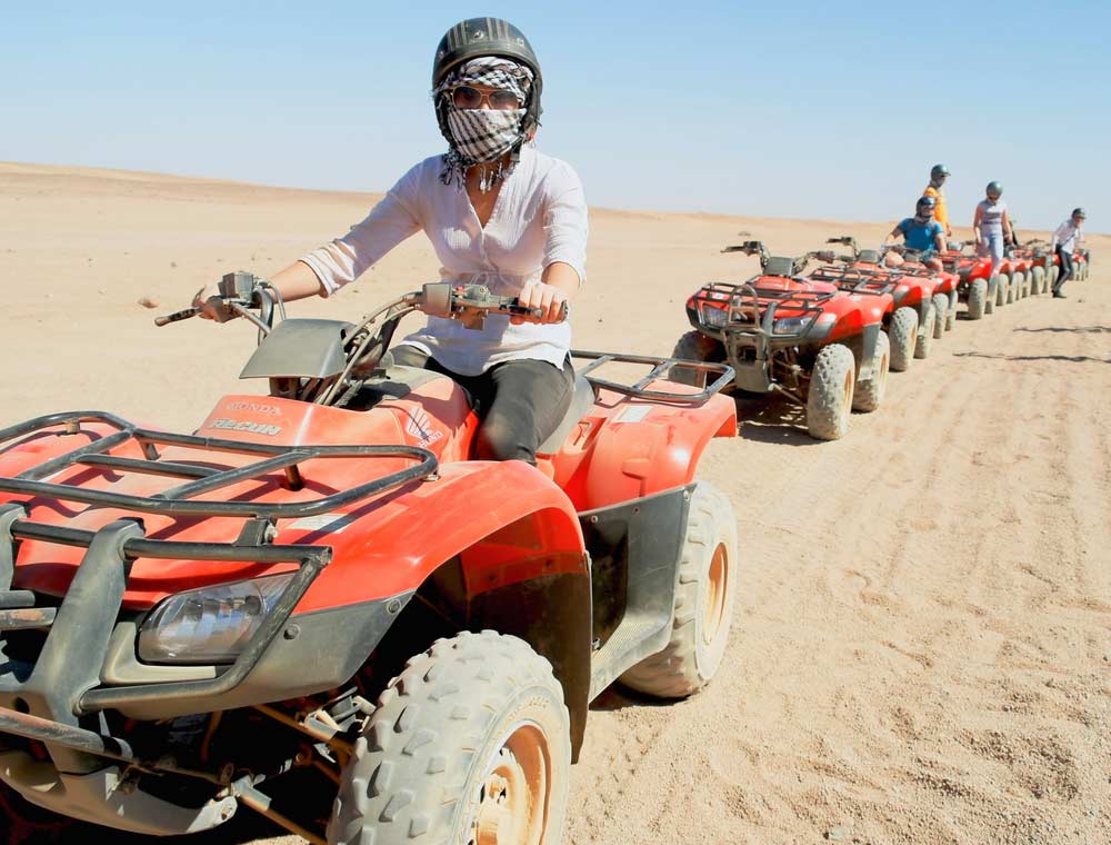 Quadrocycling In The Desert