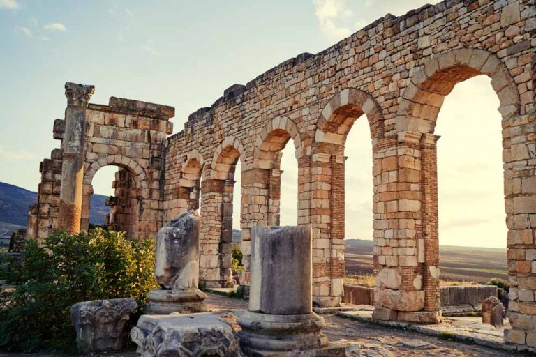 Roman City Volubilis In Morocco