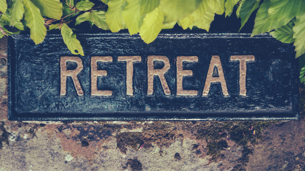 Sign For A Spiritual Retreat