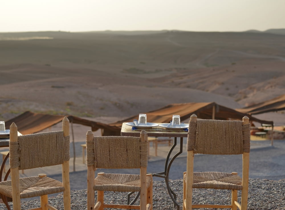 Catered Tables In Agafay Desert