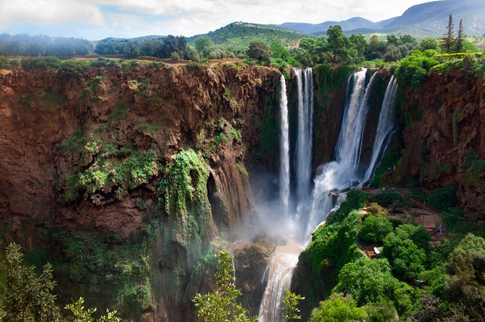 Gigantic Ouzoud Waterfalls