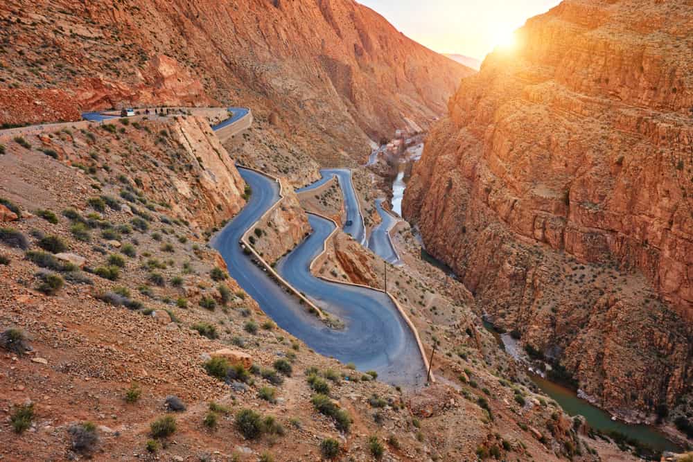 Gorge Of Dades River