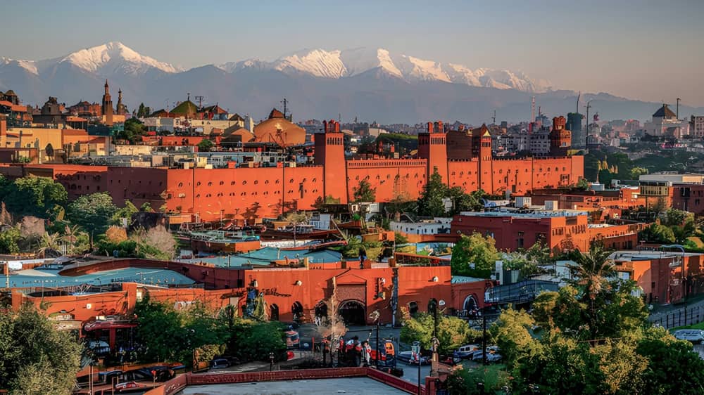 Marrakech City In Morocco