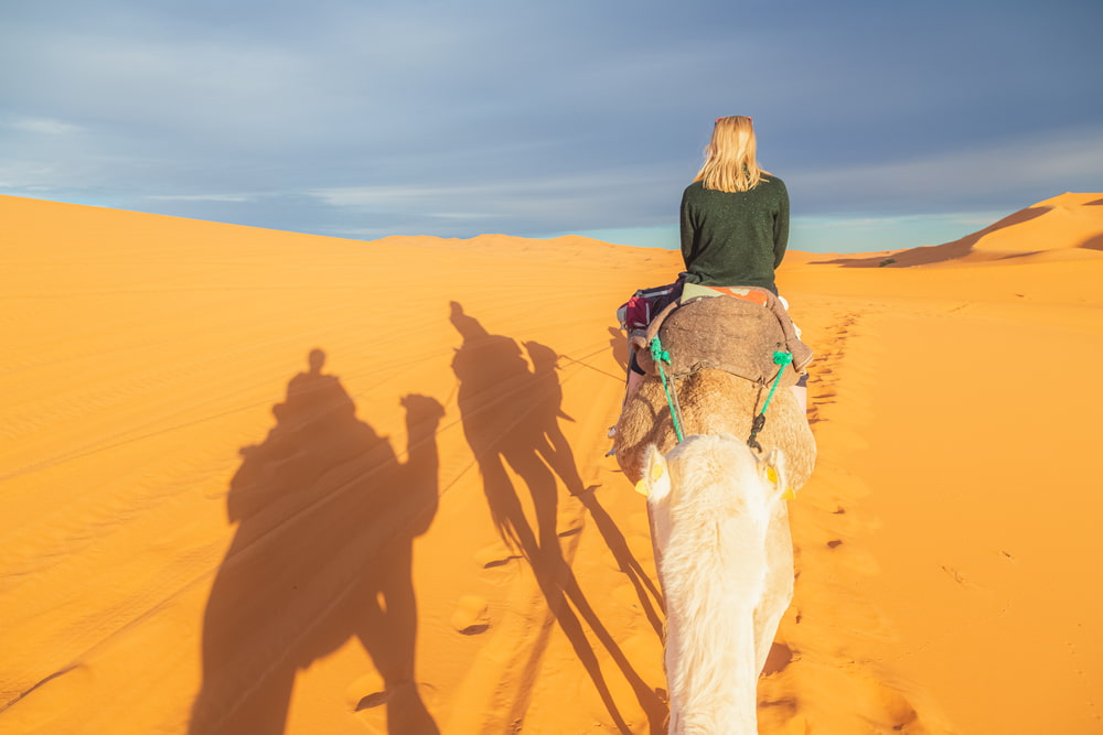 Near The Village Of Merzouga