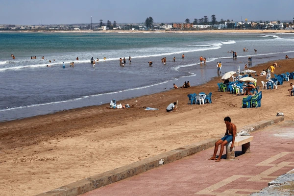 Sandy Beach Of El Jadida