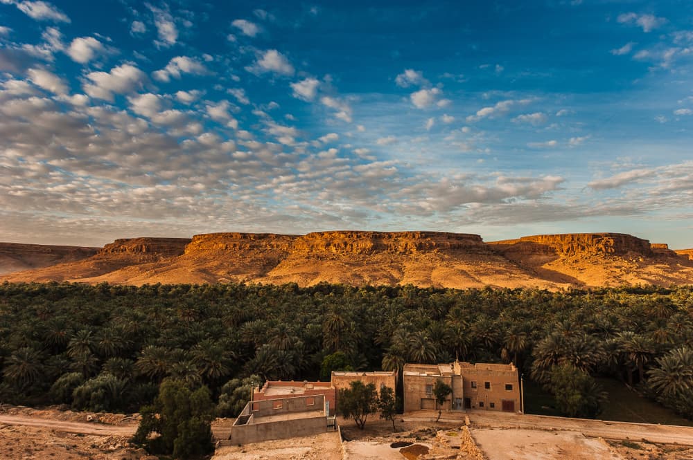 Small Village In The Draa Valley