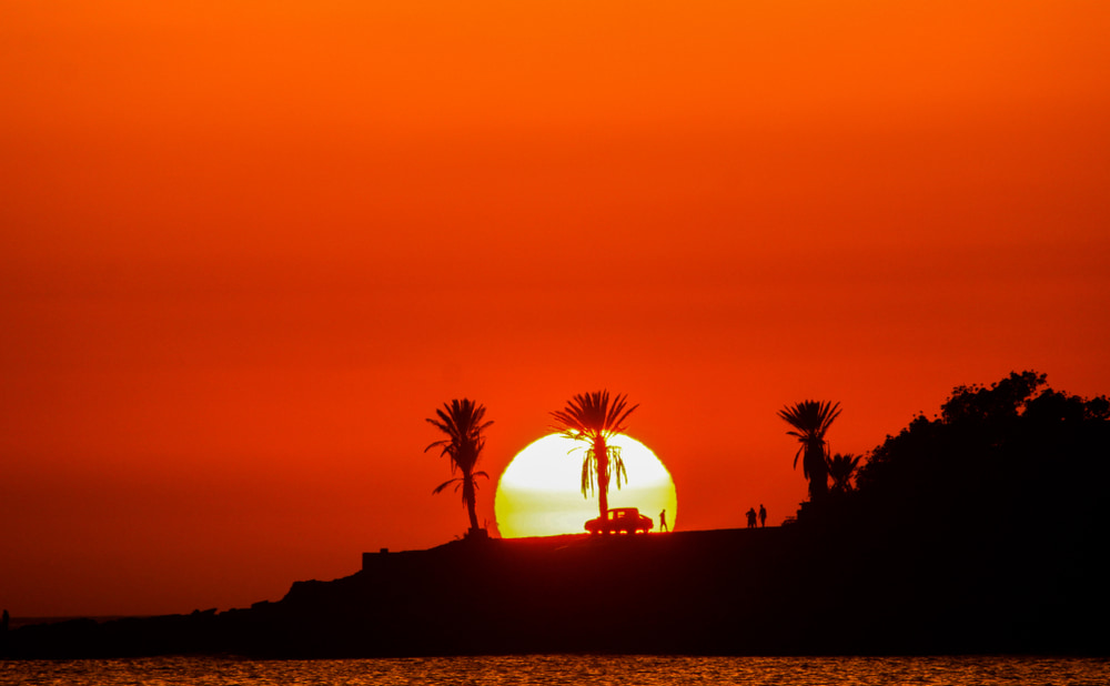 Sunset From Taghazout Beach