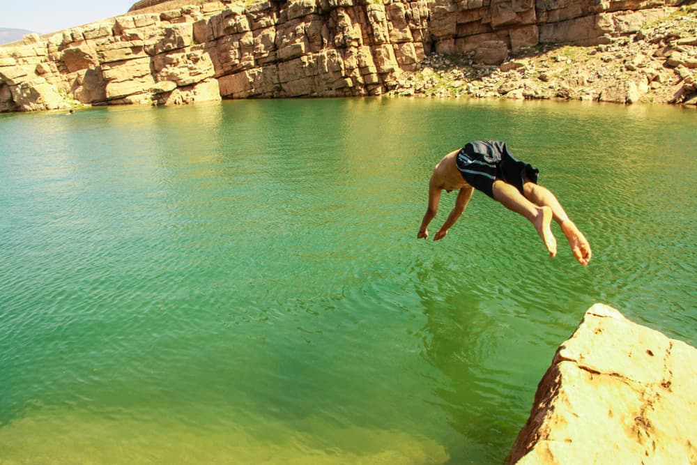 Swimming In Bin El Ouidane Lake